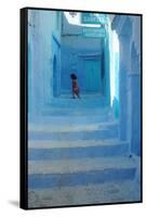 Chefchaouen Girl-null-Framed Stretched Canvas