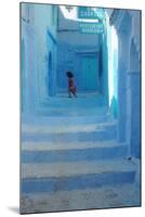 Chefchaouen Girl-null-Mounted Photographic Print