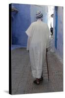 Chefchaouen Man-null-Stretched Canvas