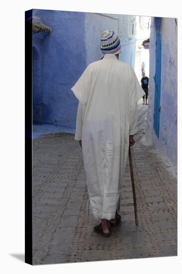 Chefchaouen Man-null-Stretched Canvas
