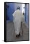 Chefchaouen Man-null-Framed Stretched Canvas