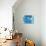 Chefchaouen Morocco Blue Door Watercolor-Markus Bleichner-Stretched Canvas displayed on a wall