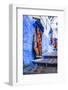 Chefchaouen, Morocco. Blue washed buildings-Jolly Sienda-Framed Photographic Print