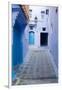 Chefchaouen, Morocco. Narrow Alleyways for Foot Traffic Only-Emily Wilson-Framed Photographic Print
