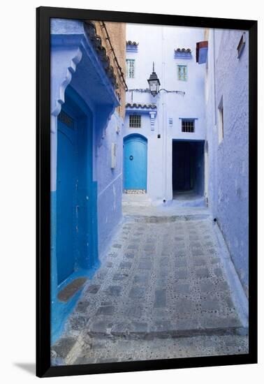 Chefchaouen, Morocco. Narrow Alleyways for Foot Traffic Only-Emily Wilson-Framed Photographic Print