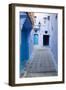 Chefchaouen, Morocco. Narrow Alleyways for Foot Traffic Only-Emily Wilson-Framed Photographic Print