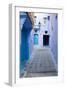 Chefchaouen, Morocco. Narrow Alleyways for Foot Traffic Only-Emily Wilson-Framed Photographic Print