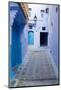 Chefchaouen, Morocco. Narrow Alleyways for Foot Traffic Only-Emily Wilson-Mounted Photographic Print