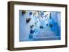 Chefchaouen, Morocco. Narrow Alleyways for Foot Traffic Only-Emily Wilson-Framed Photographic Print