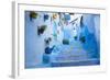 Chefchaouen, Morocco. Narrow Alleyways for Foot Traffic Only-Emily Wilson-Framed Photographic Print