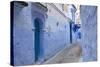 Chefchaouen, Morocco. Narrow Arched Alleyways for Foot Traffic Only-Emily Wilson-Stretched Canvas