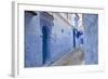 Chefchaouen, Morocco. Narrow Arched Alleyways for Foot Traffic Only-Emily Wilson-Framed Photographic Print