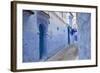 Chefchaouen, Morocco. Narrow Arched Alleyways for Foot Traffic Only-Emily Wilson-Framed Photographic Print