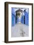 Chefchaouen, Morocco. Narrow Arched Alleyways for Foot Traffic Only-Emily Wilson-Framed Photographic Print