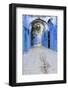 Chefchaouen, Morocco. Narrow Arched Alleyways for Foot Traffic Only-Emily Wilson-Framed Photographic Print