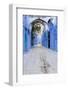 Chefchaouen, Morocco. Narrow Arched Alleyways for Foot Traffic Only-Emily Wilson-Framed Photographic Print