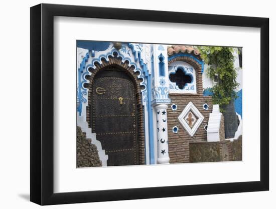 Chefchaouen, Morocco, Narrow Arched Doorways-Emily Wilson-Framed Photographic Print