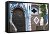 Chefchaouen, Morocco, Narrow Arched Doorways-Emily Wilson-Framed Stretched Canvas