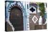 Chefchaouen, Morocco, Narrow Arched Doorways-Emily Wilson-Stretched Canvas