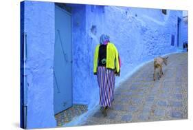 Chefchaouen, Morocco, North Africa, Africa-Neil-Stretched Canvas