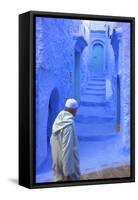 Chefchaouen, Morocco, North Africa, Africa-Neil-Framed Stretched Canvas