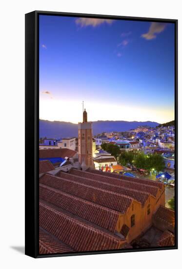 Chefchaouen, Morocco, North Africa, Africa-Neil-Framed Stretched Canvas