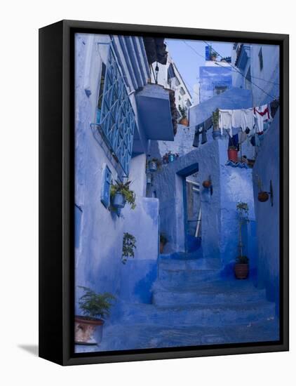 Chefchaouen, Near the Rif Mountains, Morocco, North Africa, Africa-Ethel Davies-Framed Stretched Canvas