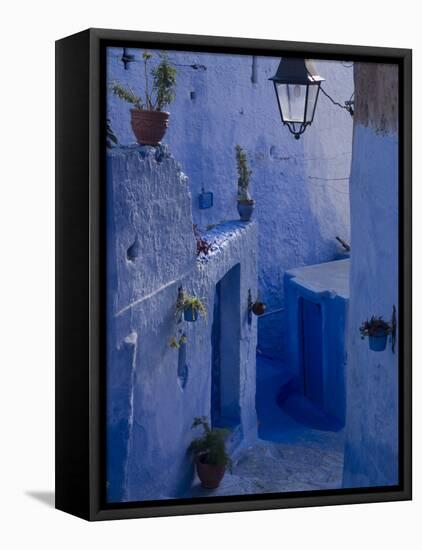 Chefchaouen, Near the Rif Mountains, Morocco, North Africa, Africa-Ethel Davies-Framed Stretched Canvas