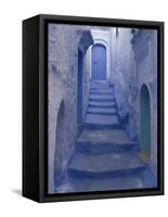 Chefchaouen, Near the Rif Mountains, Morocco, North Africa, Africa-Ethel Davies-Framed Stretched Canvas