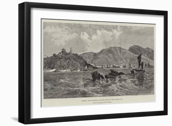 Chefoo, the Principal Chinese Port on the Yellow Sea-William 'Crimea' Simpson-Framed Giclee Print