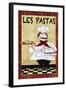 Chefs-5pcs-Les Pasta-Jean Plout-Framed Giclee Print