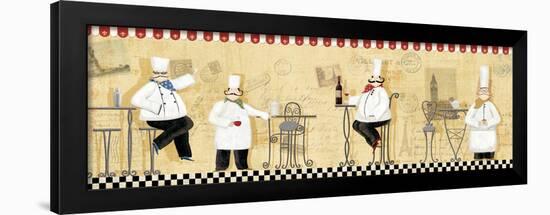 Chefs Break V-Veronique Charron-Framed Art Print