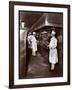 Chefs Cooking at Sherry's Restaurant, New York, 1902-Byron Company-Framed Giclee Print