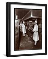 Chefs Cooking at Sherry's Restaurant, New York, 1902-Byron Company-Framed Giclee Print