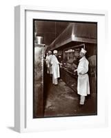 Chefs Cooking at Sherry's Restaurant, New York, 1902-Byron Company-Framed Giclee Print