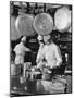 Chefs Cooking in a Restaurant Kitchen at Radio City-Bernard Hoffman-Mounted Premium Photographic Print