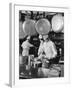 Chefs Cooking in a Restaurant Kitchen at Radio City-Bernard Hoffman-Framed Photographic Print