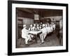 Chefs Eating Lunch at Sherry's Restaurant, New York, 1902-Byron Company-Framed Giclee Print