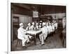 Chefs Eating Lunch at Sherry's Restaurant, New York, 1902-Byron Company-Framed Giclee Print