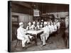 Chefs Eating Lunch at Sherry's Restaurant, New York, 1902-Byron Company-Stretched Canvas