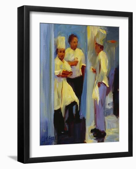 Chefs in Paris-Pam Ingalls-Framed Giclee Print