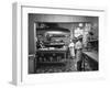 Chefs Working in the Kitchen at Gables-Peter Stackpole-Framed Premium Photographic Print