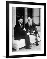 Chekhov and Tolstoy, Late 19th Century-null-Framed Giclee Print