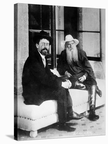 Chekhov and Tolstoy, Late 19th Century-null-Stretched Canvas