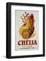 Chelia Advertising Poster-null-Framed Photographic Print