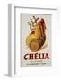 Chelia Advertising Poster-null-Framed Photographic Print