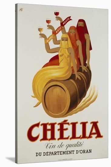 Chelia Advertising Poster-null-Stretched Canvas