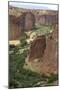 Chelly Canyon Sand Rock Cliffs in Navajo National Reserve, Arizona-null-Mounted Giclee Print