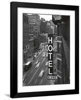 Chelsea Black and White-Chris Bliss-Framed Art Print