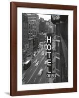 Chelsea Black and White-Chris Bliss-Framed Art Print